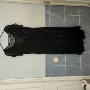 Black sequin dress